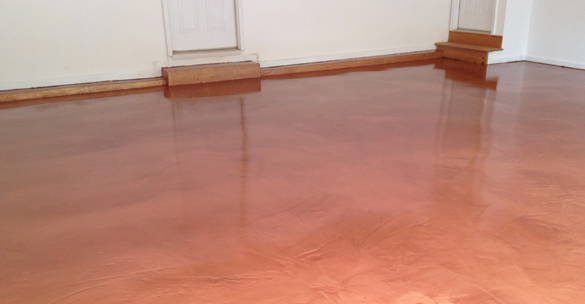 metallic epoxy garage floor