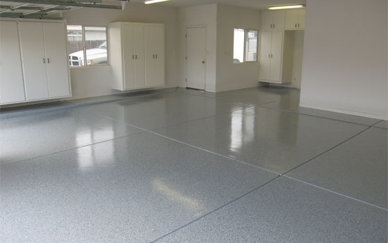 Garage epoxy flooring